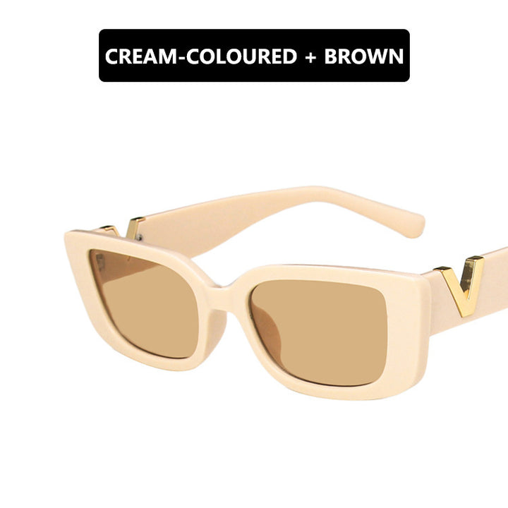 Women's modern cat-eye sunglasses with metallic details Kalsten