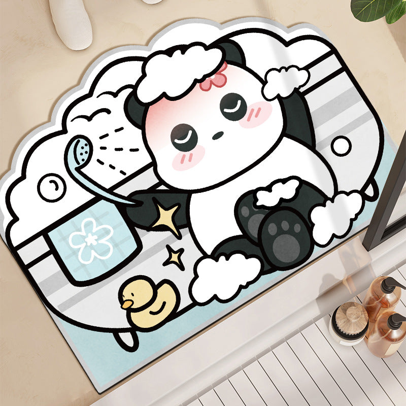 Playful Dog-Themed Mat