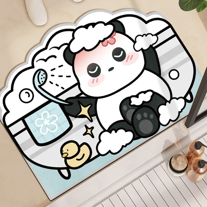 Playful Dog-Themed Mat