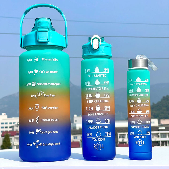 Unisex Motivating Water Bottle with Time Markings Kalsten
