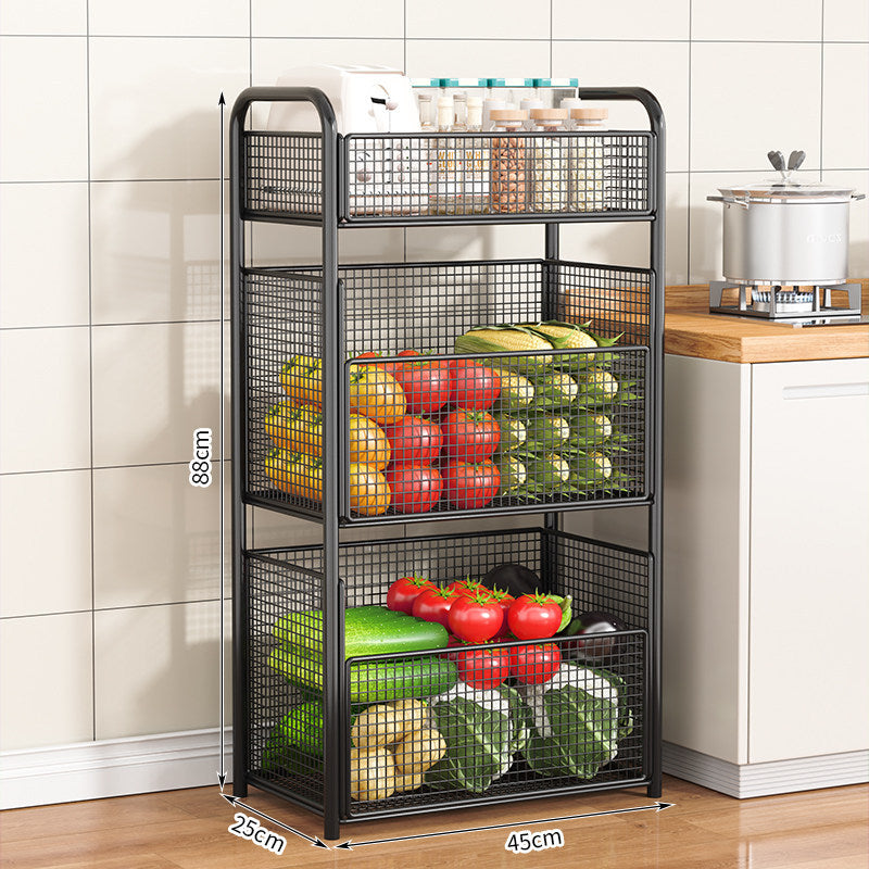 Rolling Kitchen Storage Rack Kalsten