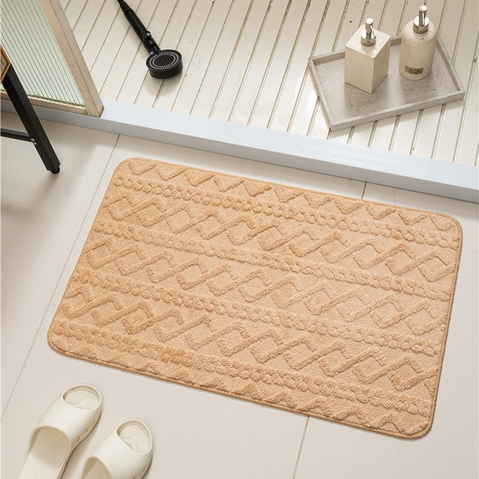 Textured Non-Slip Bathroom Mat Kalsten