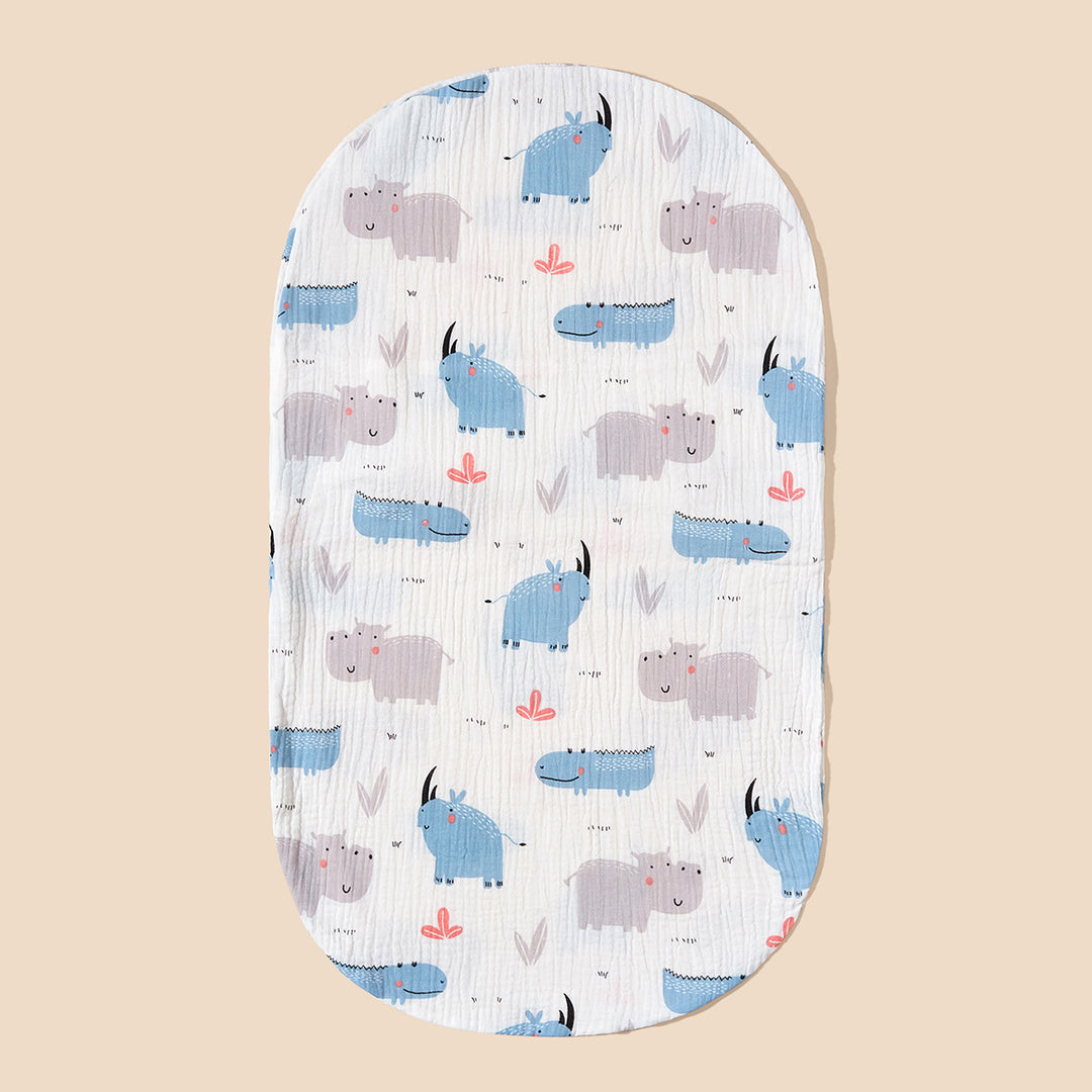 Cotton Muslin Crib Mattress Protector kalsten