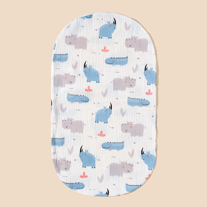 Cotton Muslin Crib Mattress Protector kalsten
