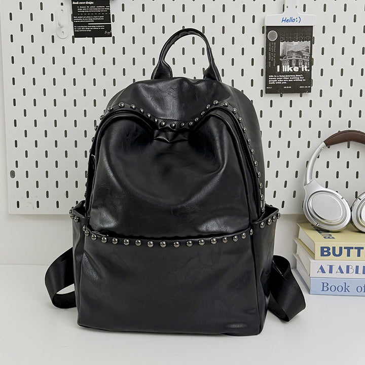 Casual Leather Backpack Kalsten