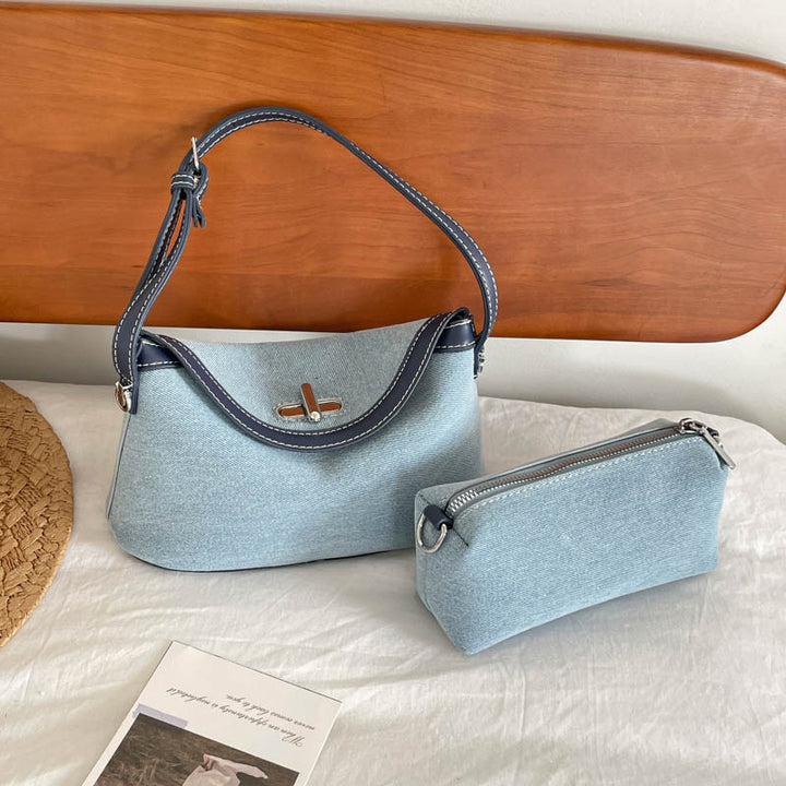 Stylish Soft Fabric Crossbody Handbag Kalsten