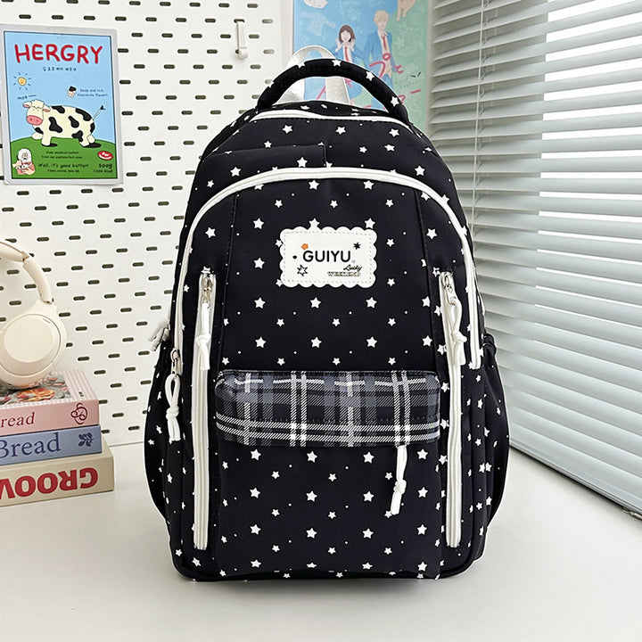 Stylish Star-Print Backpack Kalsten 1791205961