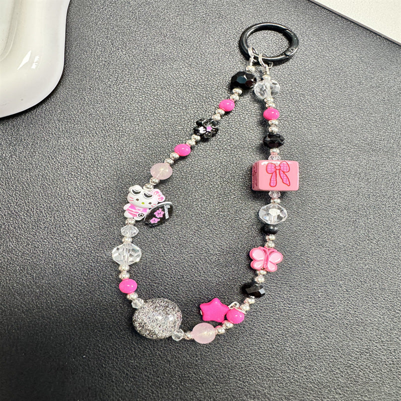 Decorative Charm Beaded Phone Chain Kalsten