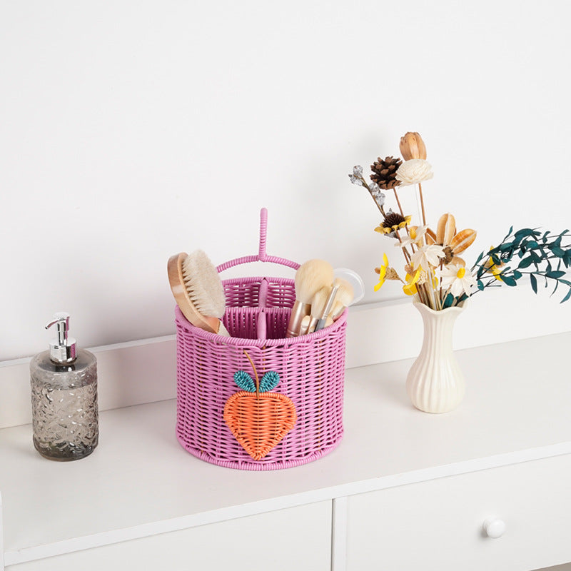 Multi-Compartment Decorative Organizer Basket Kalsten