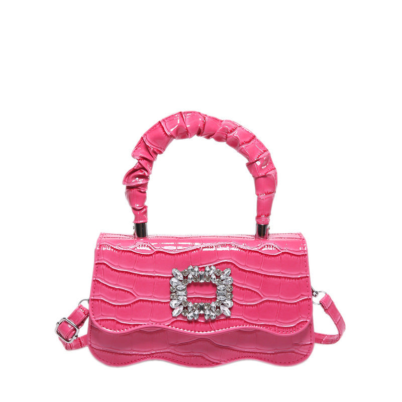 Glamorous Crocodile Texture Evening Handbag Kalsten