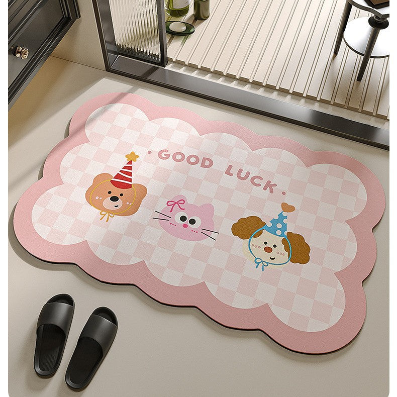 Playful Animal-Themed Floor Mat Kalsten