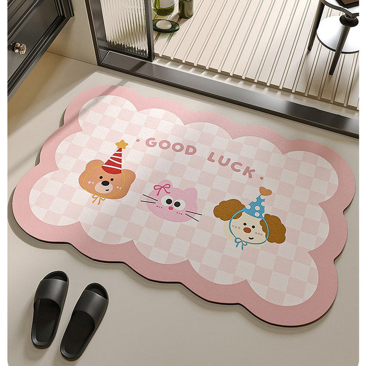 Playful Animal-Themed Floor Mat Kalsten