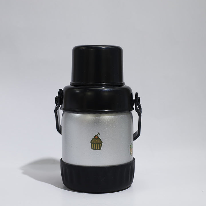 Women insulated thermos bottle with colorful muffin motif Kalsten