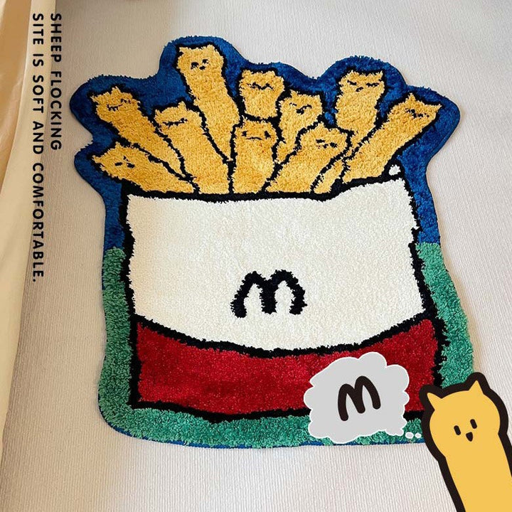 Fun Fast Food Themed Kalsten Rug