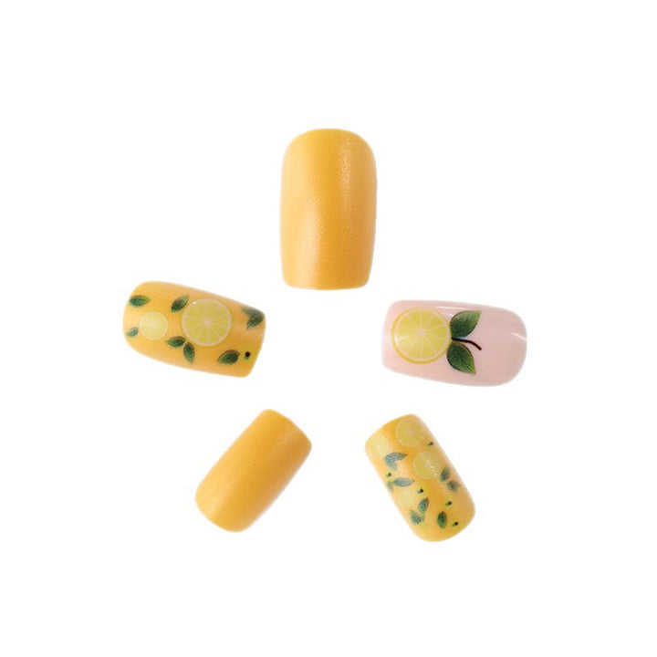 Citrus-Themed Nail Art Enhancements Kalsten
