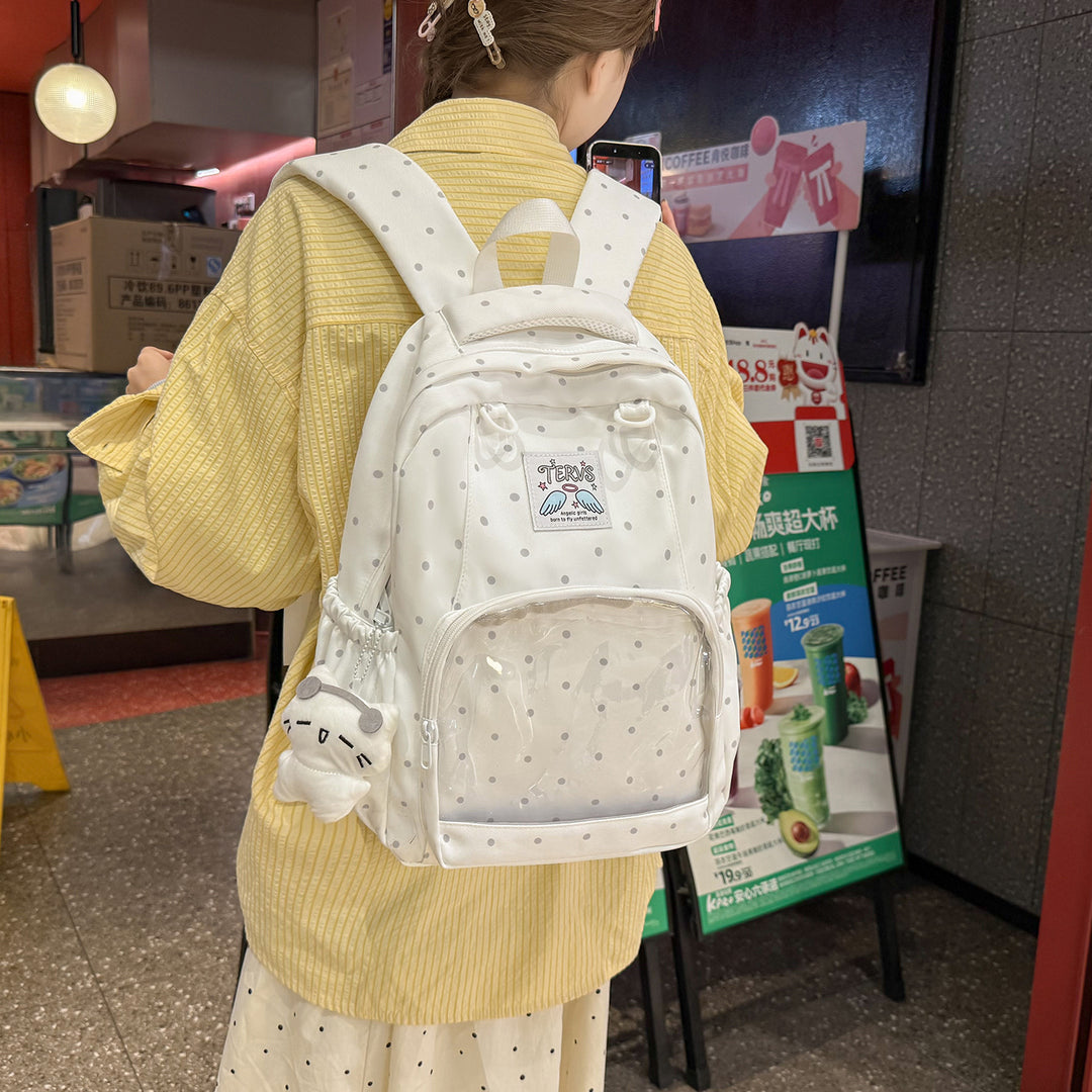Cute Polka Dot Backpack Kalsten 1791205345