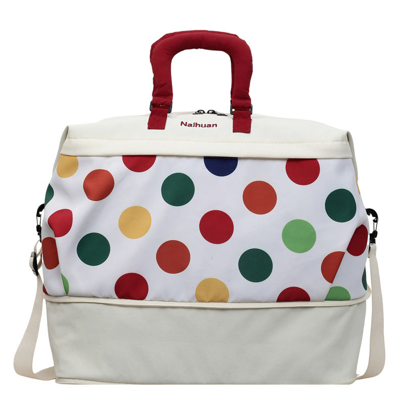 Multi-Functional Polka Dot Travel Duffle