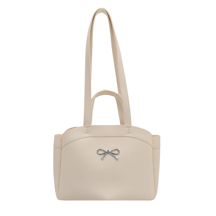 Elegant Bow Accent Handheld Tote Bag Kalsten
