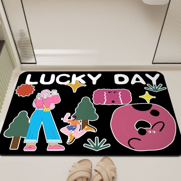Cartoon-Inspired Bathroom Mat Kalsten