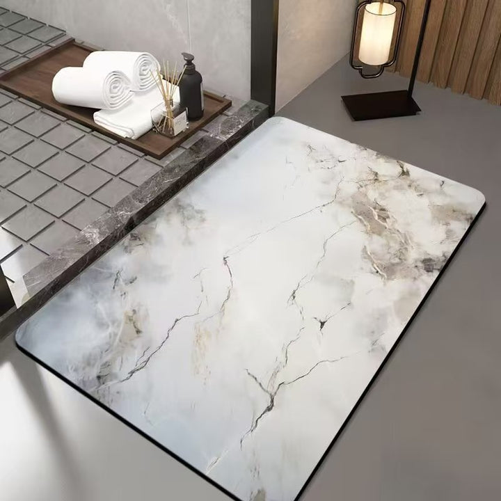 Luxurious Marble Design Bath Mat Kalsten