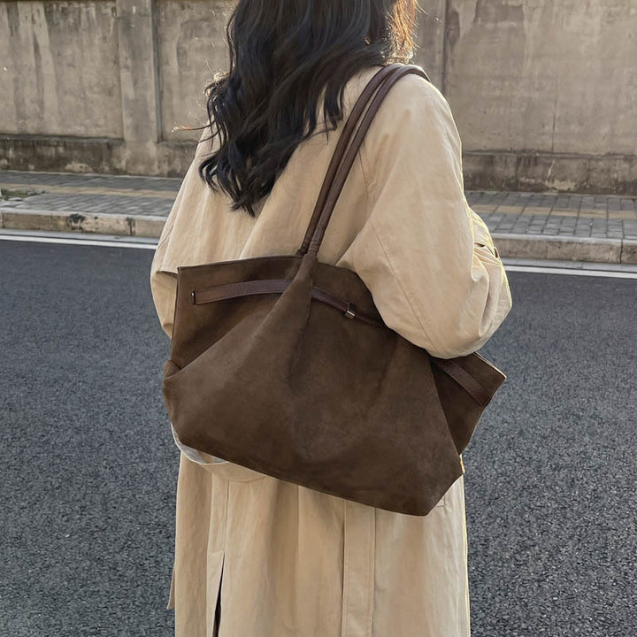 Suede Oversized Tote Bag Kalsten