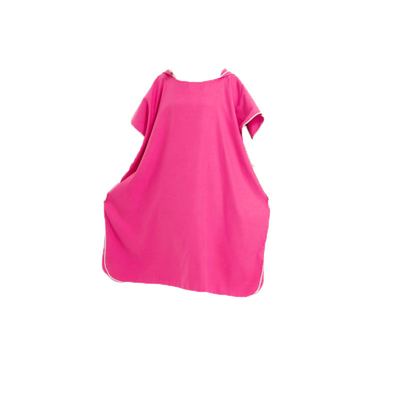 Women's Hooded Poncho made of soft Microfiber Fabric Kalsten