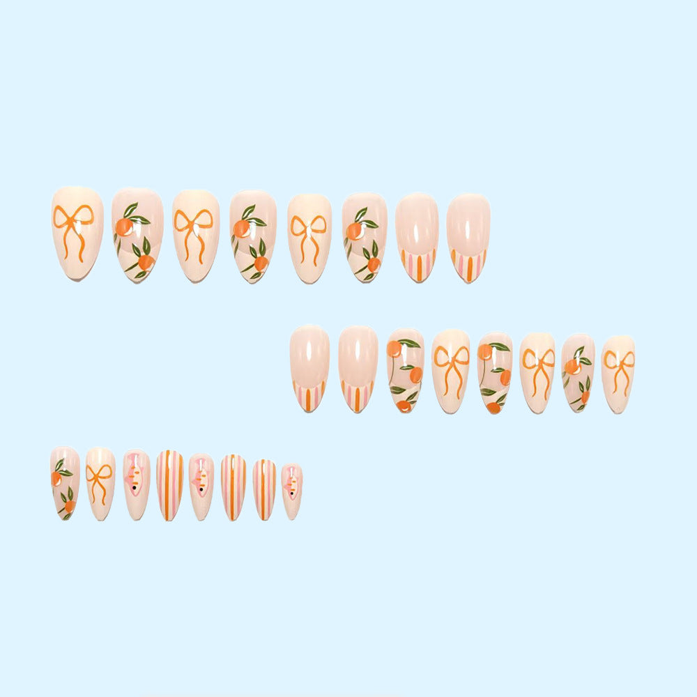 Creative artificial nails with fruity design Kalsten