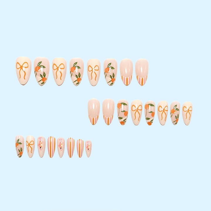 Creative artificial nails with fruity design Kalsten