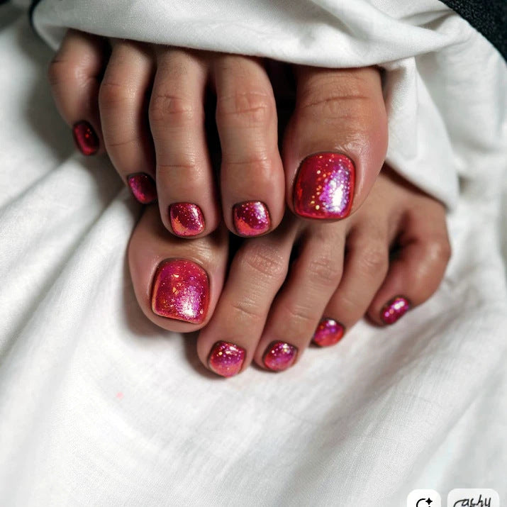 Decorative Glitter Press-On Nail Set Kalsten