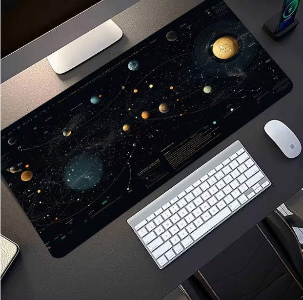 Planets-Themed Gaming Desk Mat Kalsten