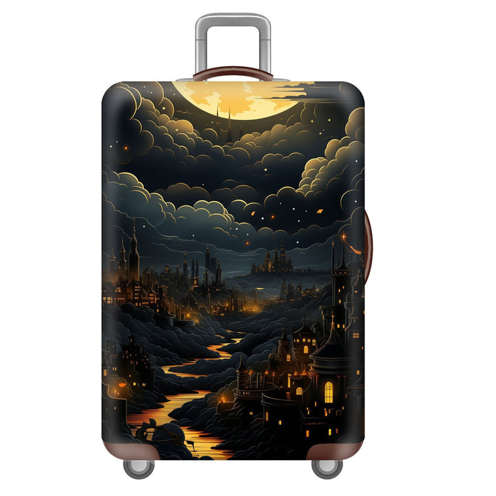 Unisex Hard Shell Suitcase with Inspiring Cityscape Kalsten