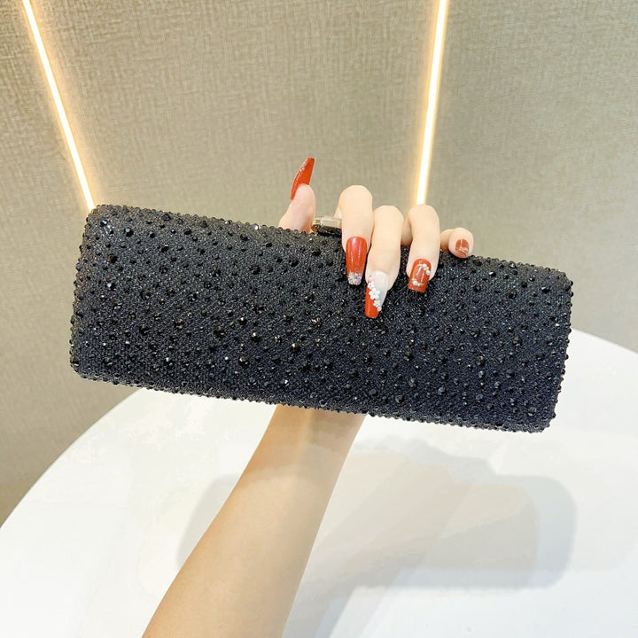 Rhinestone-Embellished Clutch