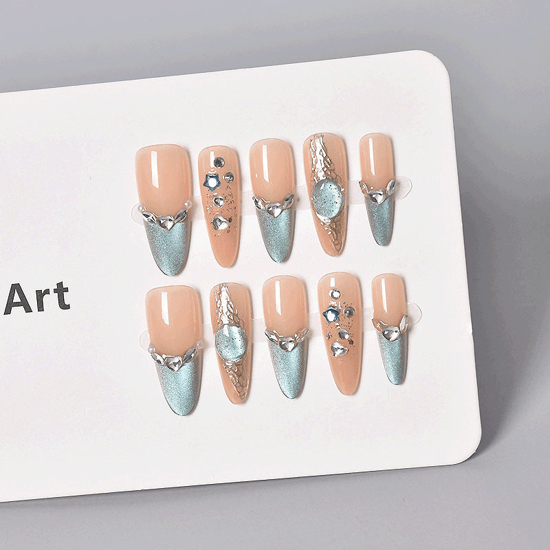 Premium Decorative Press-On Nail Extensions Kalsten