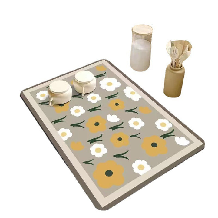 Floral Patterns Kitchen Mat Kalsten