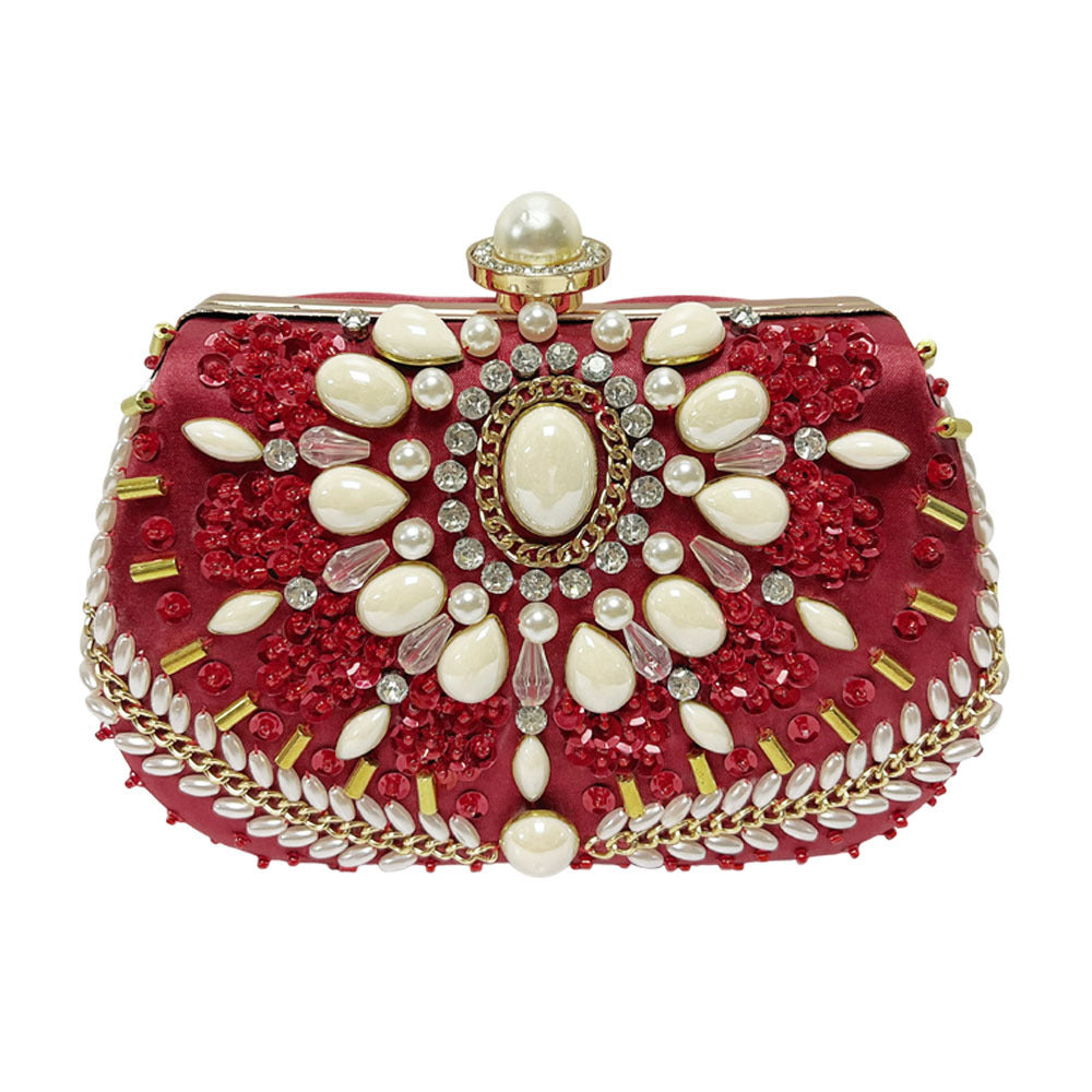 Ornate Decorative Evening Clutch