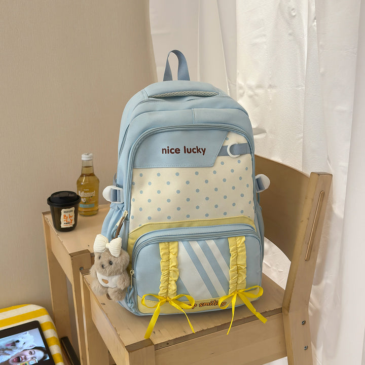 Stylish Multi-Functional Backpack with Cute Charms Kalsten