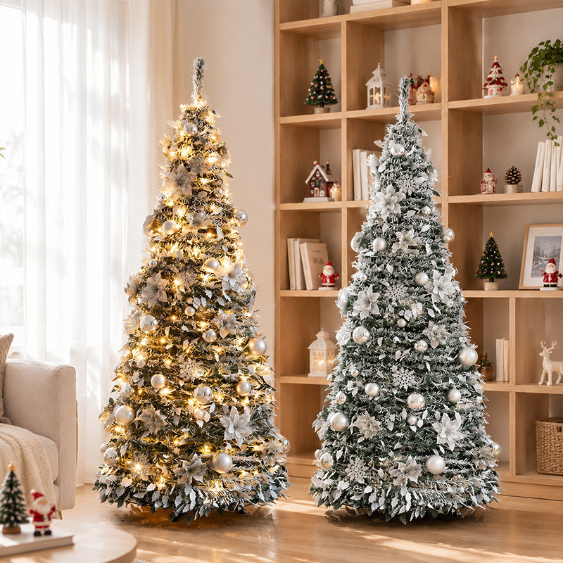 Artificial Snow-Dusted Christmas Tree