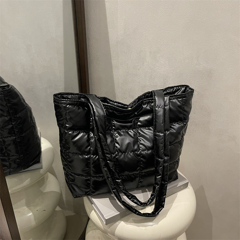 Padded Quilted Tote Bag Kalsten