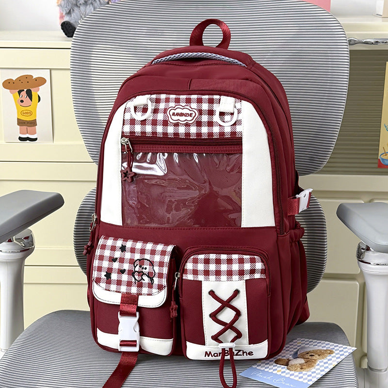 Cute Animal Print School Backpack Kalsten