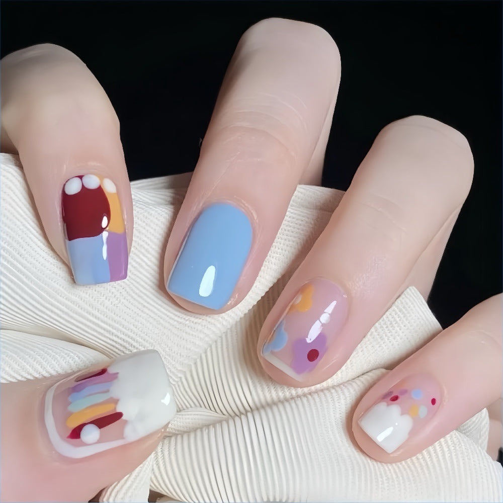 Creative Nail Art Set with Colorful Designs Kalsten