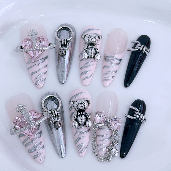 Glamorous Decorative Nail Tips