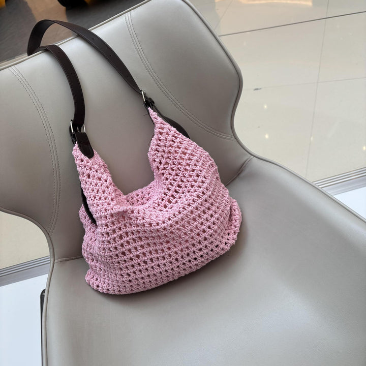 Trendy Macrame Basket Bag Kalsten