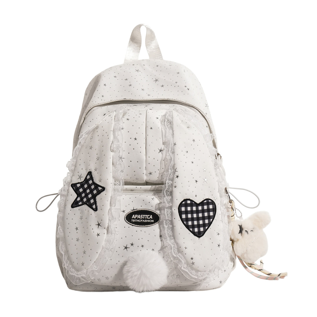 Whimsical Bunny-Ear Design Backpack Kalsten