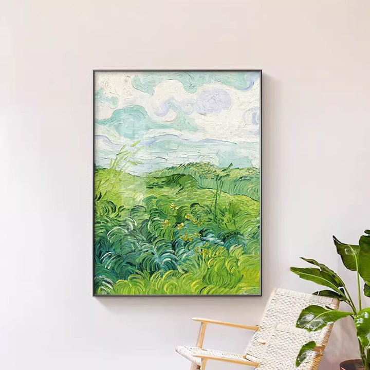 Textured Landscape Canvas Art Print