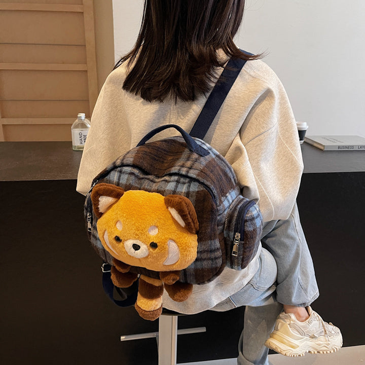 Plush backpack with animal design Kalsten