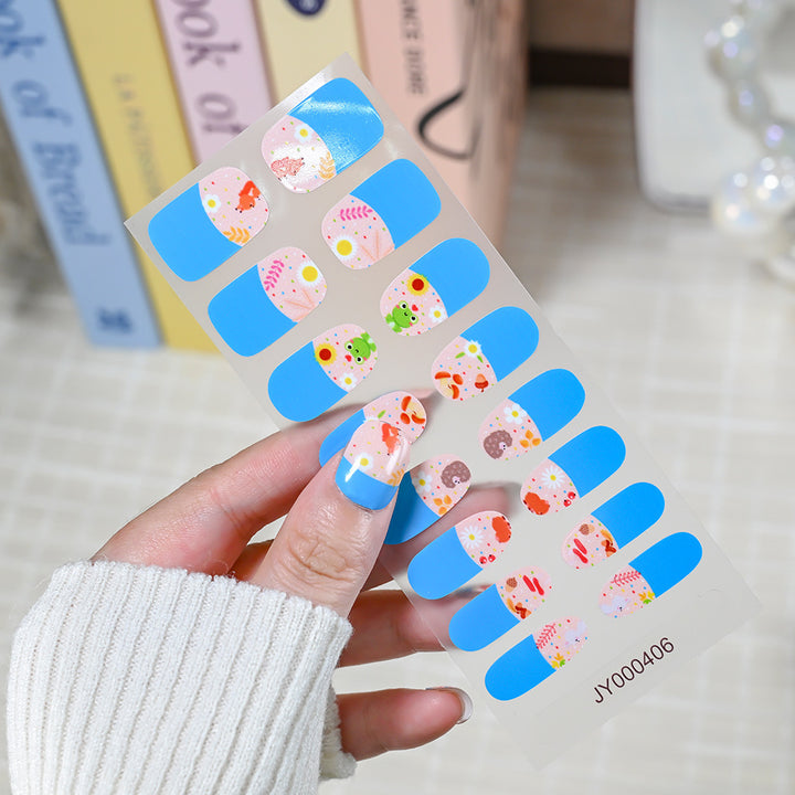 Vibrant Nail Art Stickers