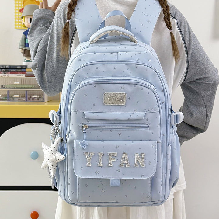 Fun Star-Embellished School Backpack Kalsten