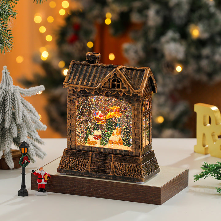 Christmas Village Snow Globe Figurine Kalsten