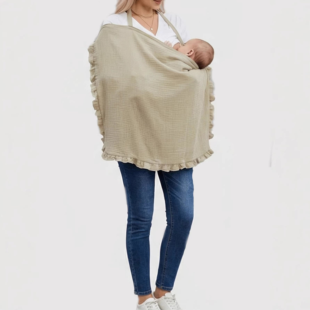 Stylish Ruffled Cotton Cooking Apron kalsten