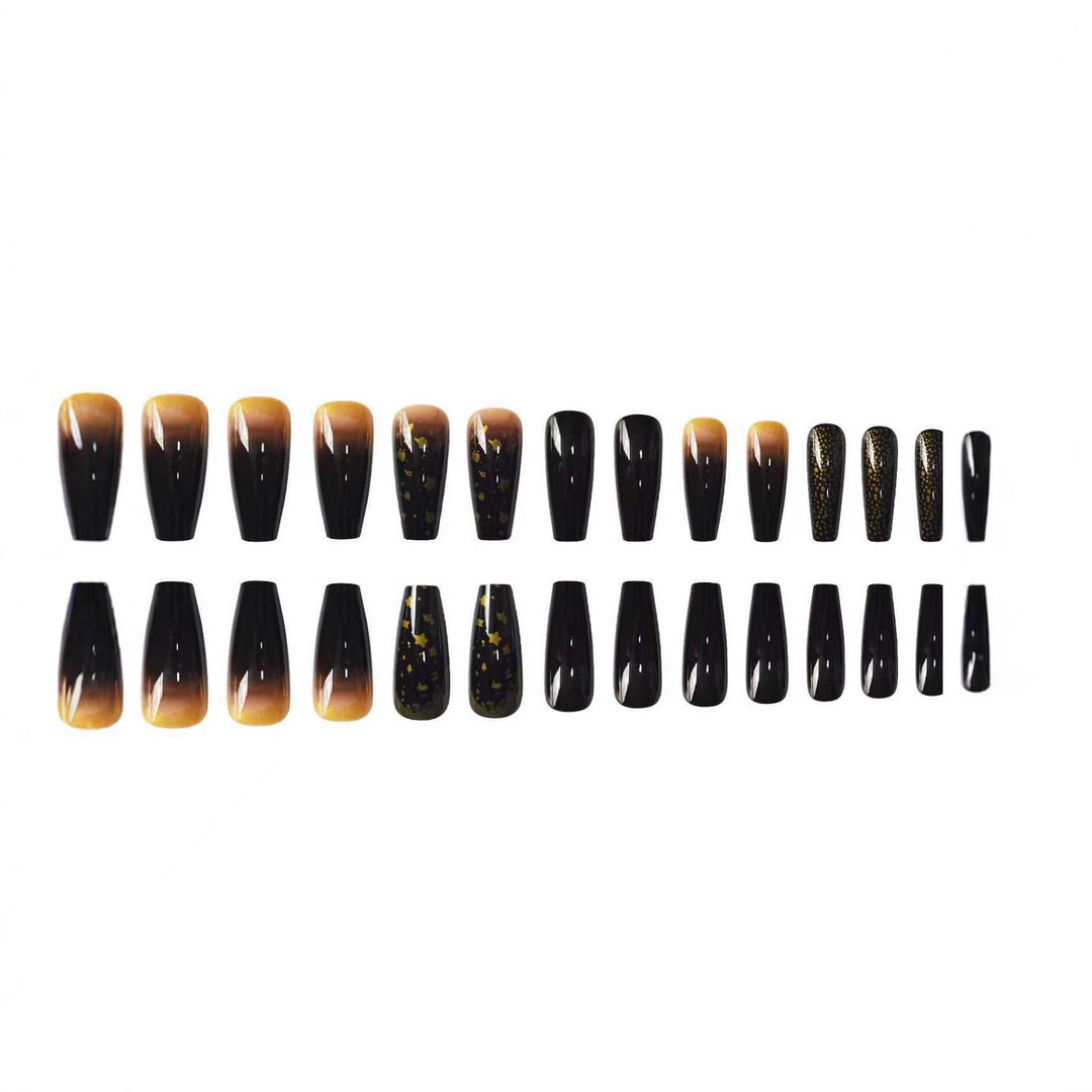 Glamorous Starry Night-Inspired Press-On Nail Set Kalsten